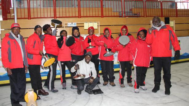Afrikas Sportler brechen das Eis