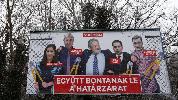 Orban-Partei stoppt Hetzkampagne gegen Soros