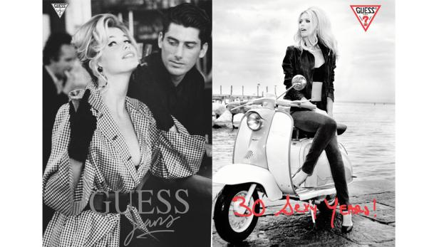ISA TRENDS: GUESS-Kampagne mit Claudia Schiffer