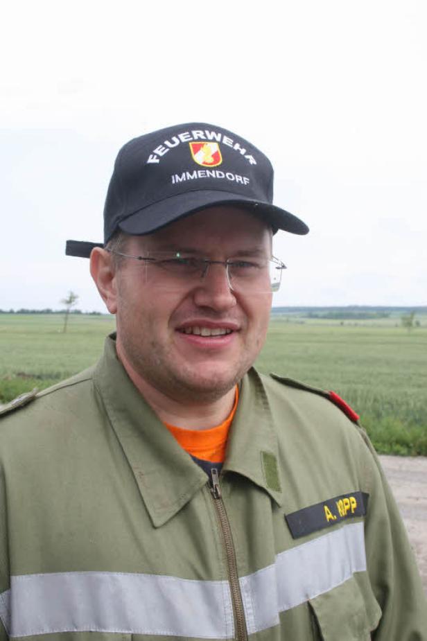 Himmel öffnete die Schleusen