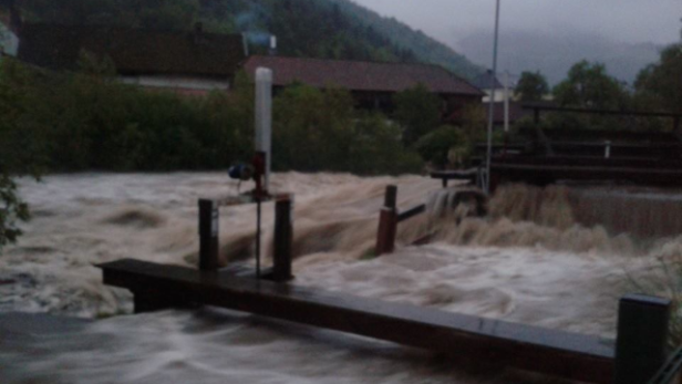 Nach dem Sturm kam das Hochwasser