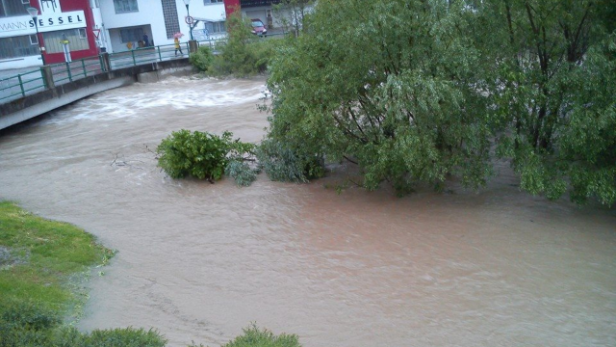 Nach dem Sturm kam das Hochwasser