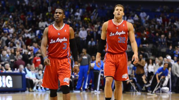 Chris Paul (li.) und Blake Griffin mussten sich in der Overtime geschlagen geben.