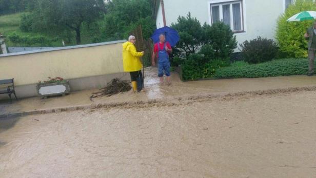 Feuerwehreinsätze wegen starken Regens im Bezirk Oberwart