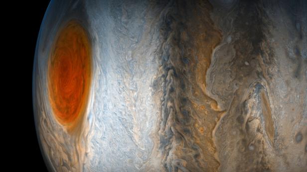 So sehen Sturm-Karusselle auf dem Jupiter aus
