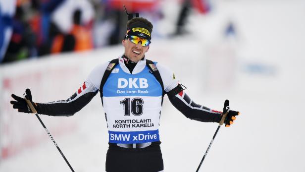 Biathlon: Eberhard gewinnt Kontiolahti-Massenstart
