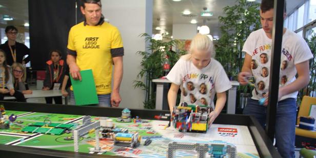 Fotos von der First Lego League in Wien