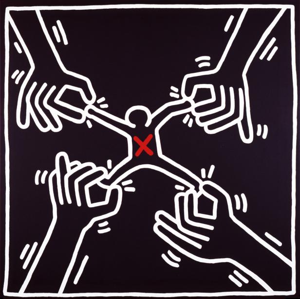 Emojis aus bitteren Zeiten: Keith Haring in der Albertina