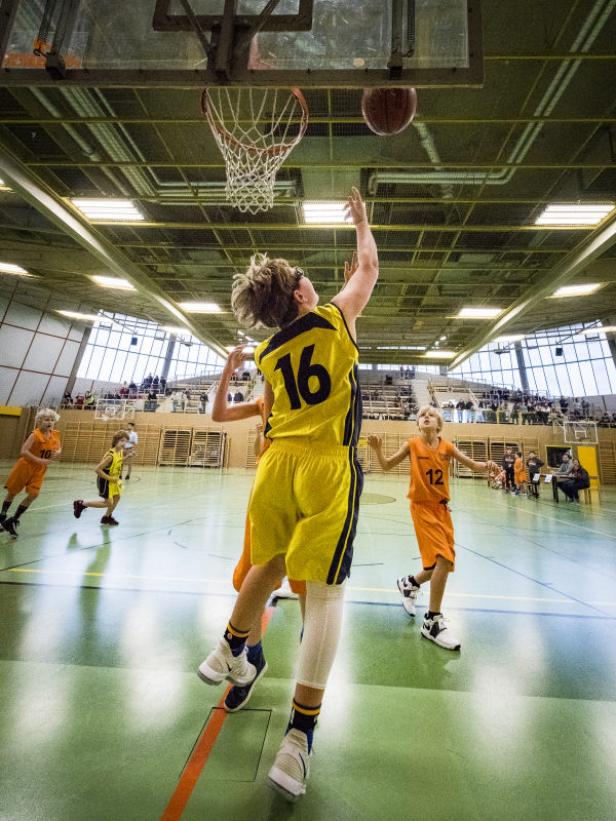 Zielsicher: Besuch bei Wiens Basketball-Nachwuchs