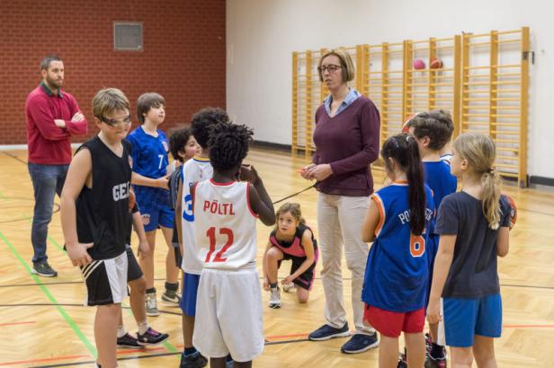 Zielsicher: Besuch bei Wiens Basketball-Nachwuchs