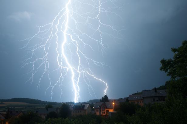 Blitz über Bad Mergentheim