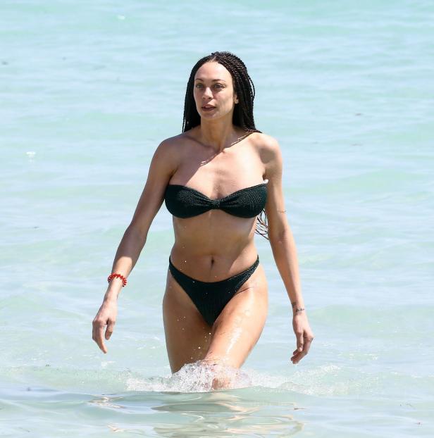 Lilly Becker top in Form: Bikini-Show in Miami