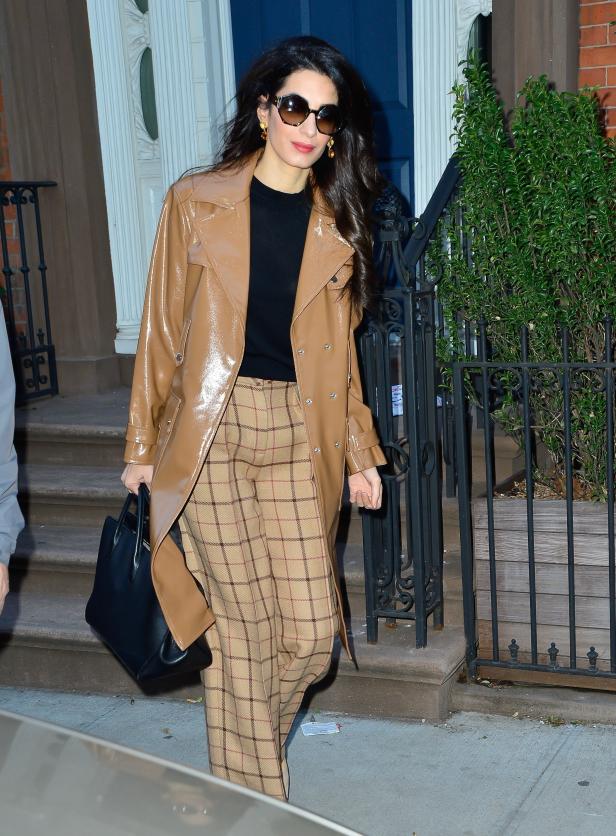 Amal Clooney: Luxuriöse Frühlingsoutfits in New York
