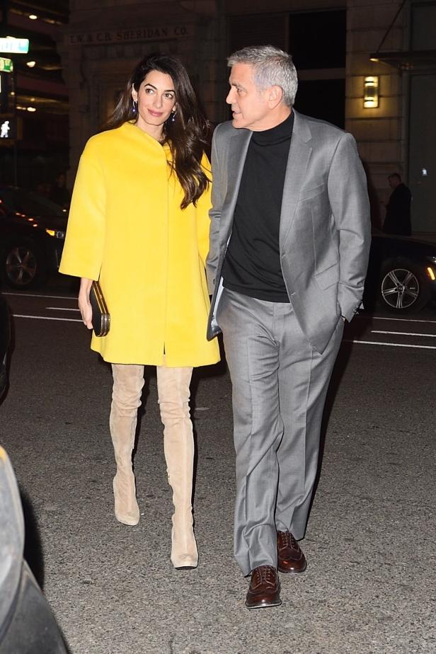 Amal Clooney: Luxuriöse Frühlingsoutfits in New York