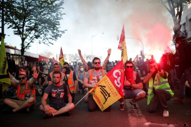 Frankreich: Demos und Streiks gegen Macrons Reformpolitik