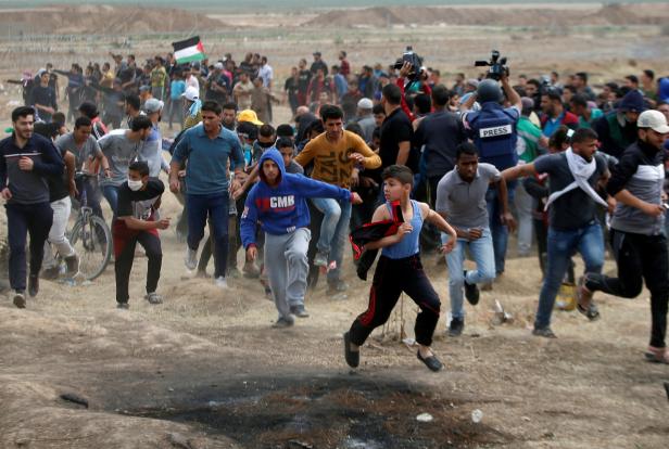 Vier Tote und Hunderte Verletzte bei Unruhen an Gaza-Grenze