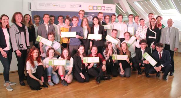 Jugend Innovativ 2018, Halbfinale Wien, Gruppenfoto