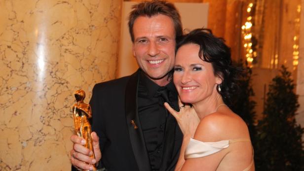 Piesczek mit Ehefrau Eva Glawischnig