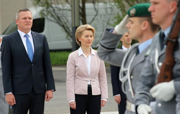 Kunasek als erster FPÖ-Minister in Berlin empfangen