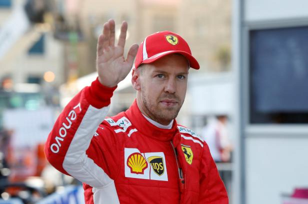 Ferrari-Star Vettel startet in Baku von der Pole Position