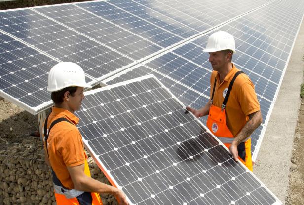 Solarstrom für Wiener Mieter: Erstes Kraftwerk in Bau