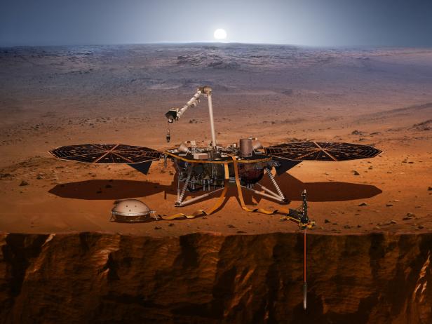 "InSight"-Lander der NASA zum Mars gestartet