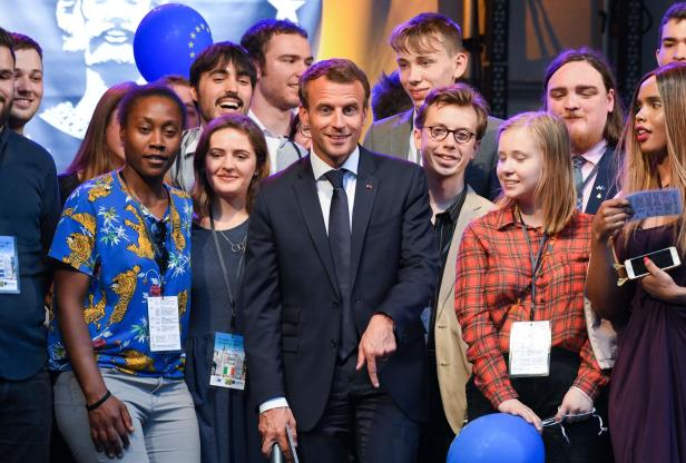 Karlspreis für Macron: Egoismen überwinden, "Europa neu erfinden"