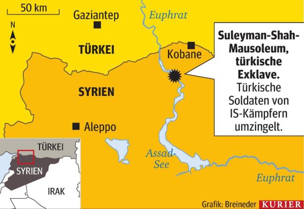 IS-Milizen umzingeln türkische Soldaten in Nord-Syrien