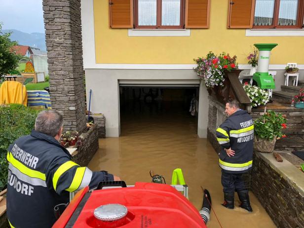 Unwetter in der Steiermark: Zahlreiche Keller überflutet