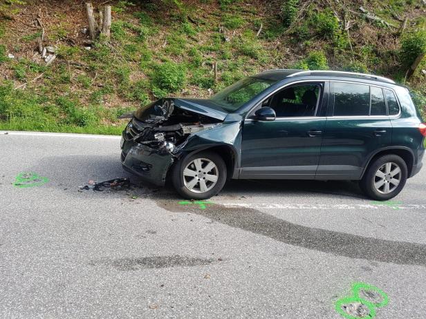 Türnitz: 1000 Kilo schwerer Felsbrocken krachte auf ein Auto