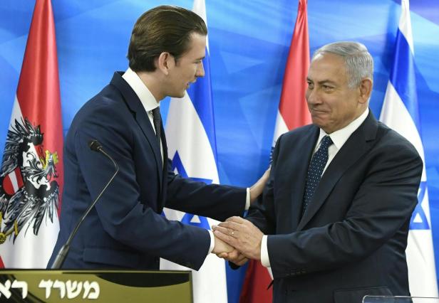 Kurz bei Netanyahu: "Israels Sicherheit nicht verhandelbar"