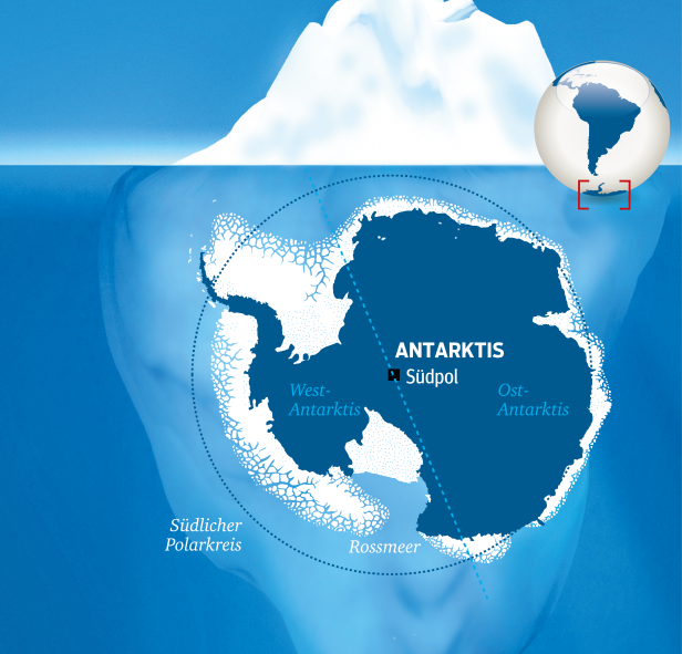 Das Eis der Antarktis schmilzt immer schneller  