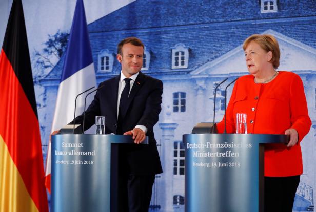 Merkel und Macron wollen Eurozonen-Budget