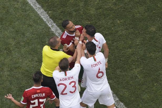 Ronaldo trifft, Portugal müht sich zum Sieg gegen Marokko