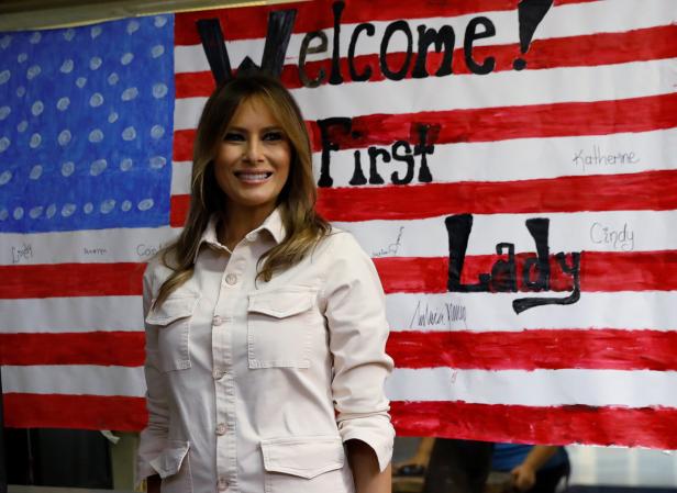 "Das ist großartig": Melania Trump über Kinder in Auffanglagern