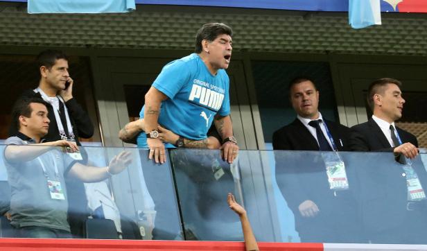 Sorge um Maradona: Abgehoben, ausgerastet, kollabiert