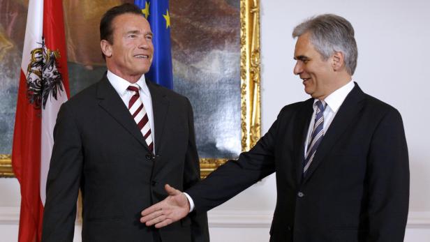 Faymann hat die Haare schön