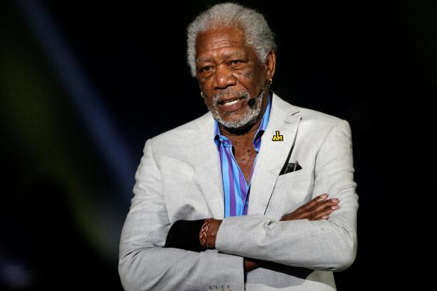 FILE PHOTO: Actor Morgan Freeman takes part in the opening ceremonies of the Invictus Games in Orlando, Florida
