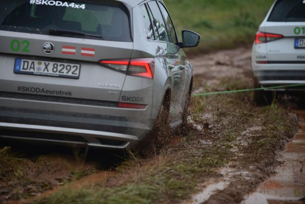 Mit dem Skoda Kodiaq über Stock und Stein am Balkan