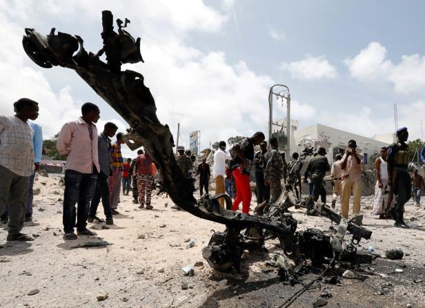 Fundamentalisten griffen Somalias Präsidentenpalast an