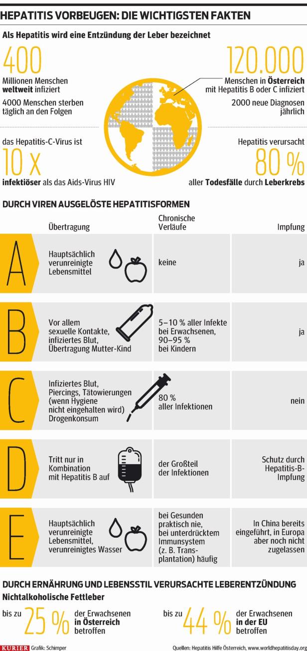 Leberentzündungen werden oft sehr spät entdeckt