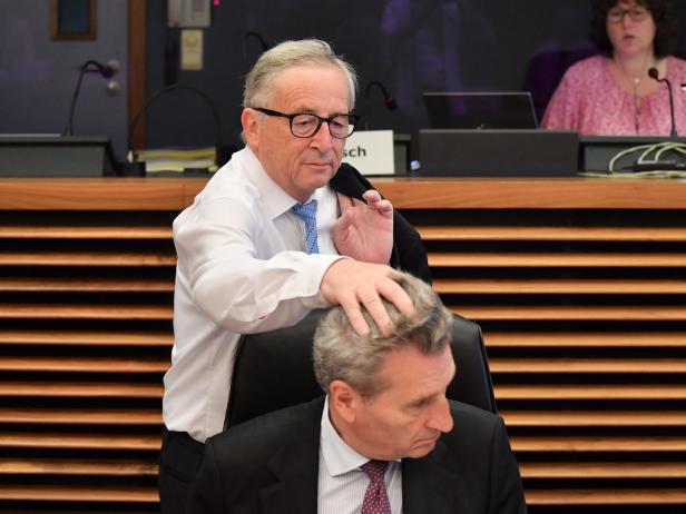 Juncker zu FPÖ-Vorwürfen: "Auf Euren Kleinkram lach ich"