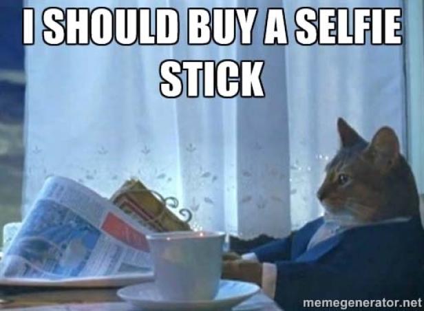 Selfie-Sticks: Eine Abrechnung in Memes