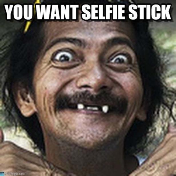 Selfie-Sticks: Eine Abrechnung in Memes