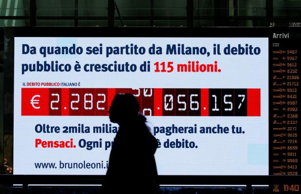 Italien lässt die Schulden ausufern