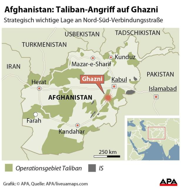 Dutzende Tote bei Gefechten um ostafghanische Stadt Ghazni