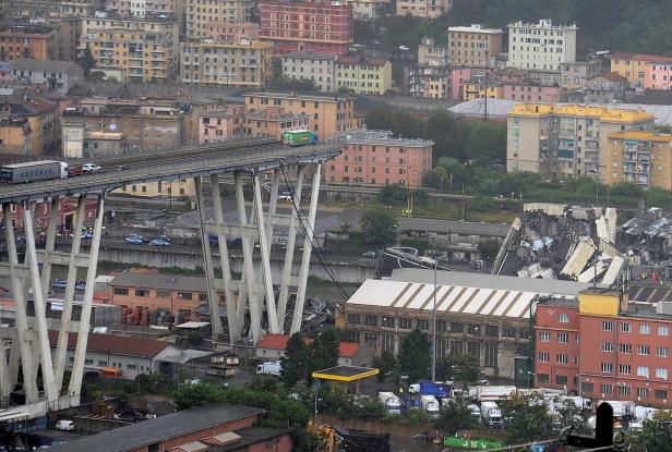 Nach Brückeneinsturz in Genua 59 Personen vor Gericht