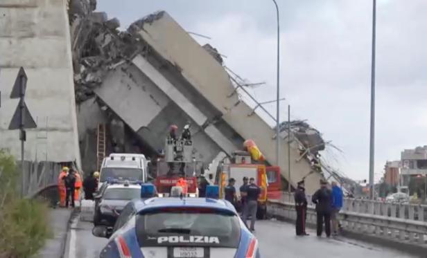 Nach Brückeneinsturz in Genua 59 Personen vor Gericht