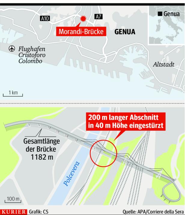 Brückeneinsturz: Keine Hinweise auf österreichische Opfer