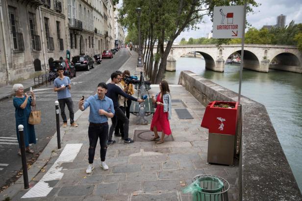 Pinkeln auf dem Präsentierteller: Ärger um Pariser Freiluft-Urinal